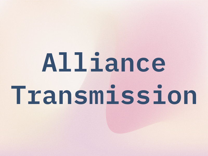 Alliance Transmission