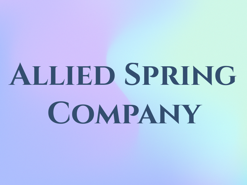 Allied Spring Company