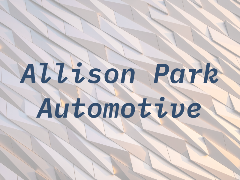 Allison Park Automotive