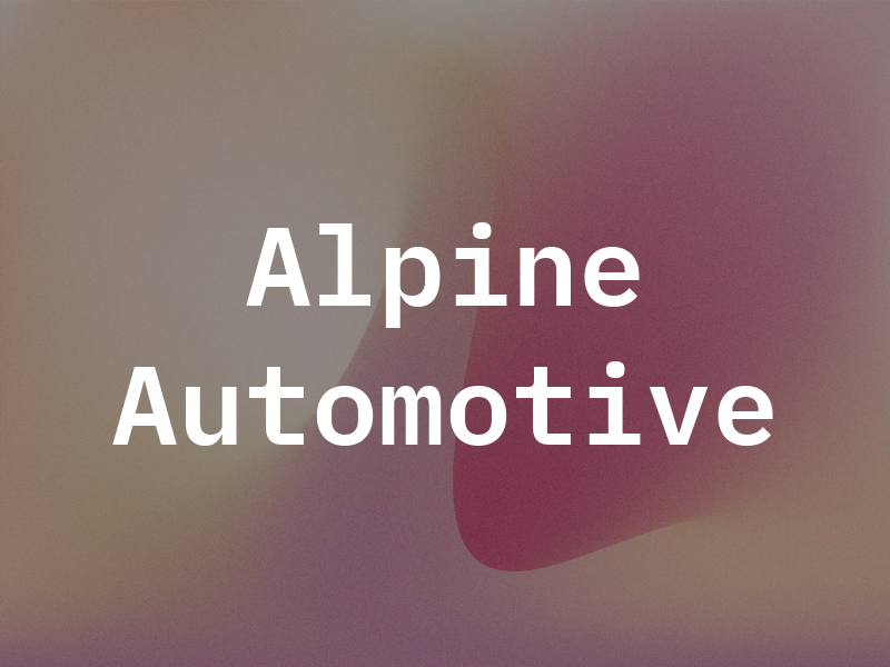 Alpine Automotive
