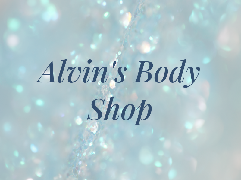 Alvin's Body Shop