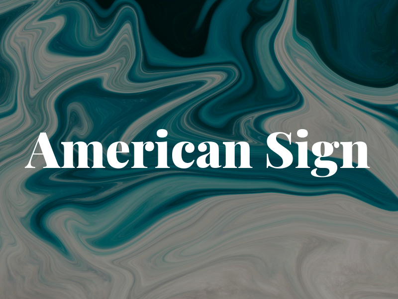 American Sign