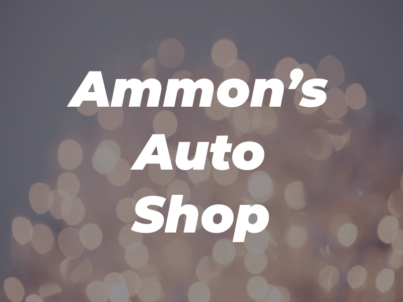 Ammon's Auto Shop
