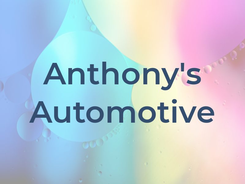 Anthony's Automotive