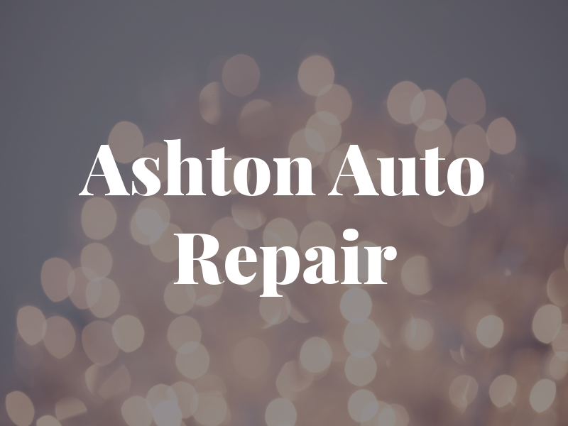 Ashton Auto Repair