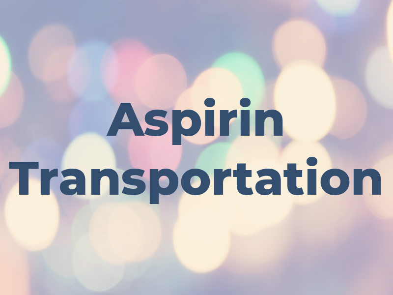Aspirin Transportation