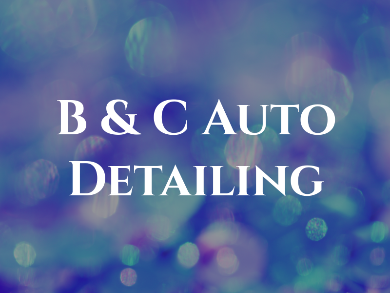 B & C Auto Detailing