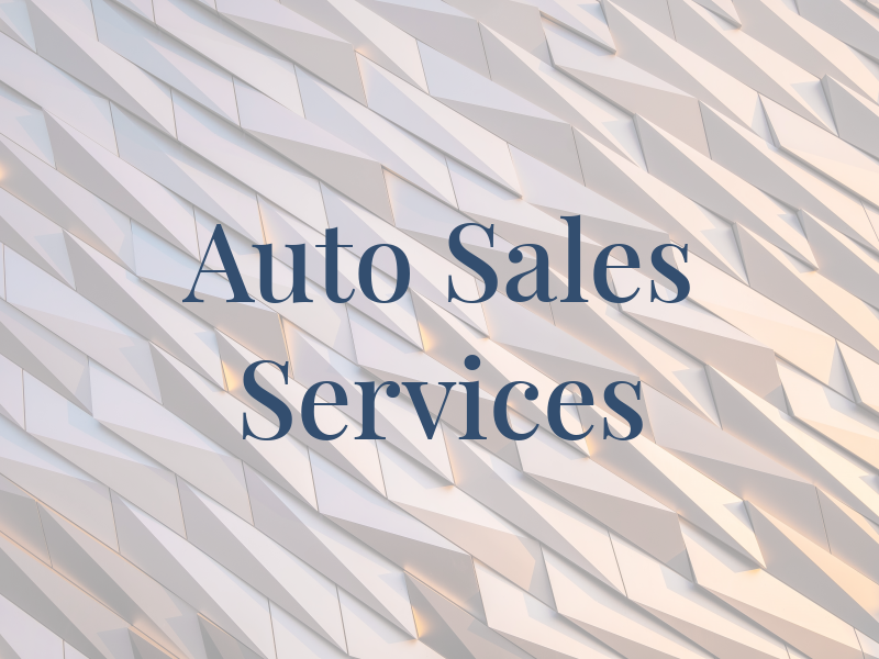 B & G Auto Sales & Services Inc
