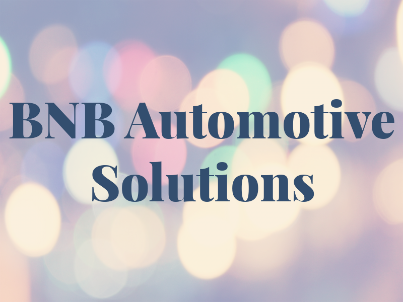 BNB Automotive Solutions