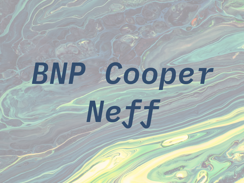BNP Cooper Neff
