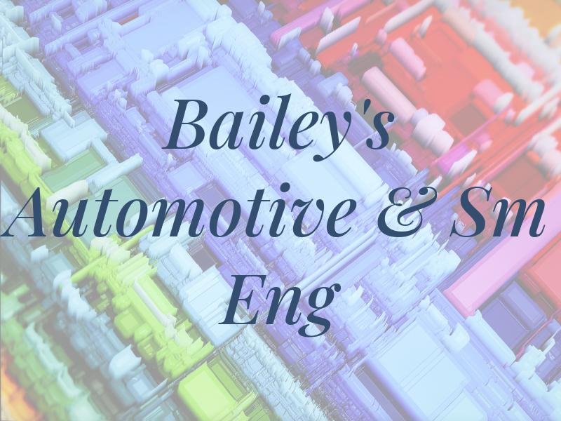 Bailey's Automotive & Sm Eng