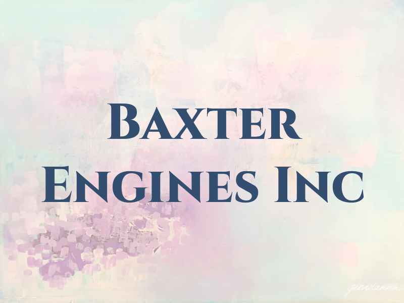 Baxter Engines Inc