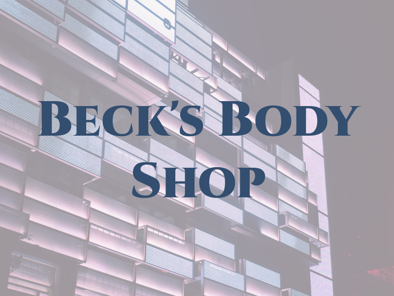 Beck's Body Shop