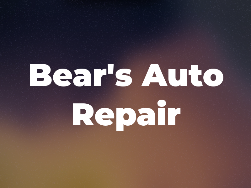 Bear's Auto Repair