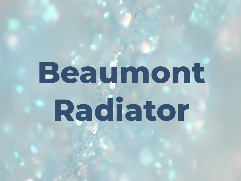 Beaumont Radiator