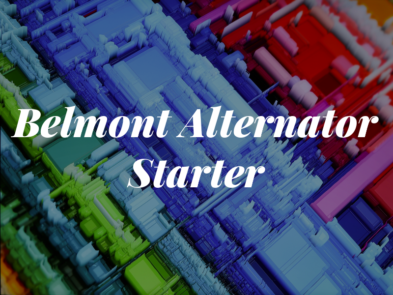 Belmont Alternator & Starter