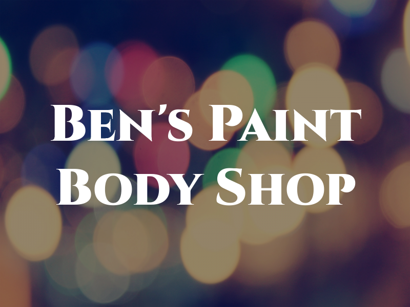 Ben's Paint & Body Shop