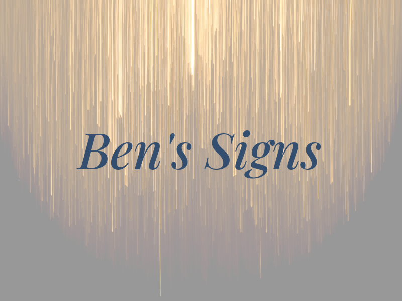 Ben's Signs