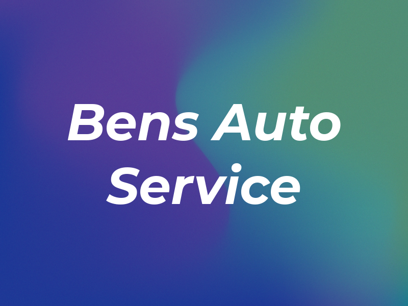 Bens Auto Service