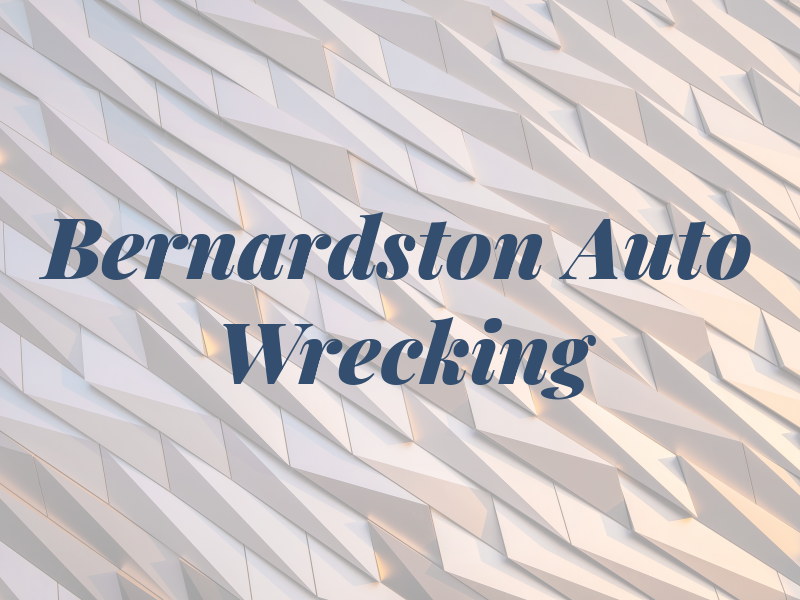 Bernardston Auto Wrecking Co