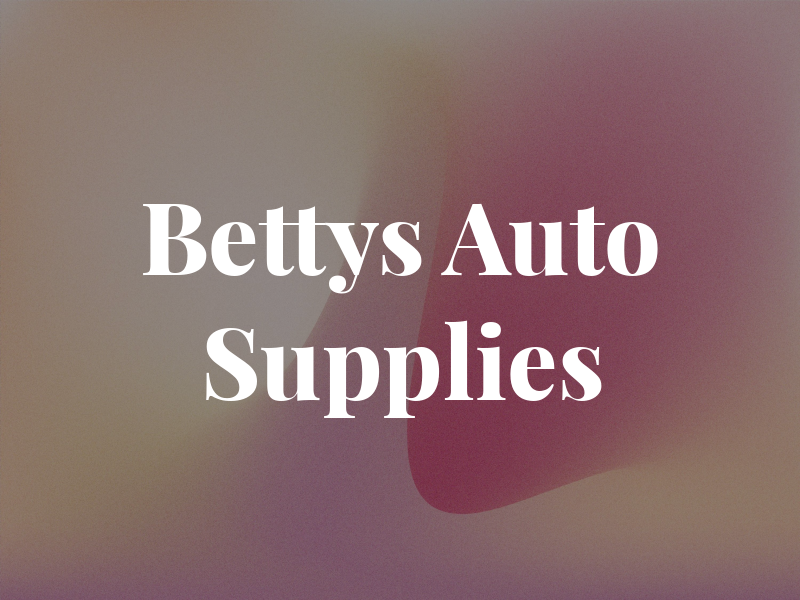Bettys Auto Supplies