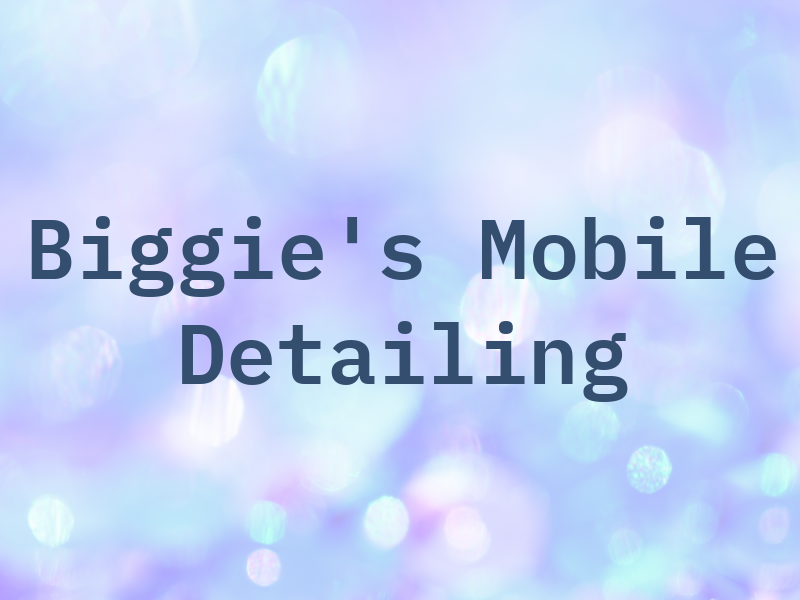 Biggie's Mobile Detailing