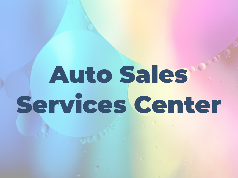 Big d'S Auto Sales & Services Center LLC