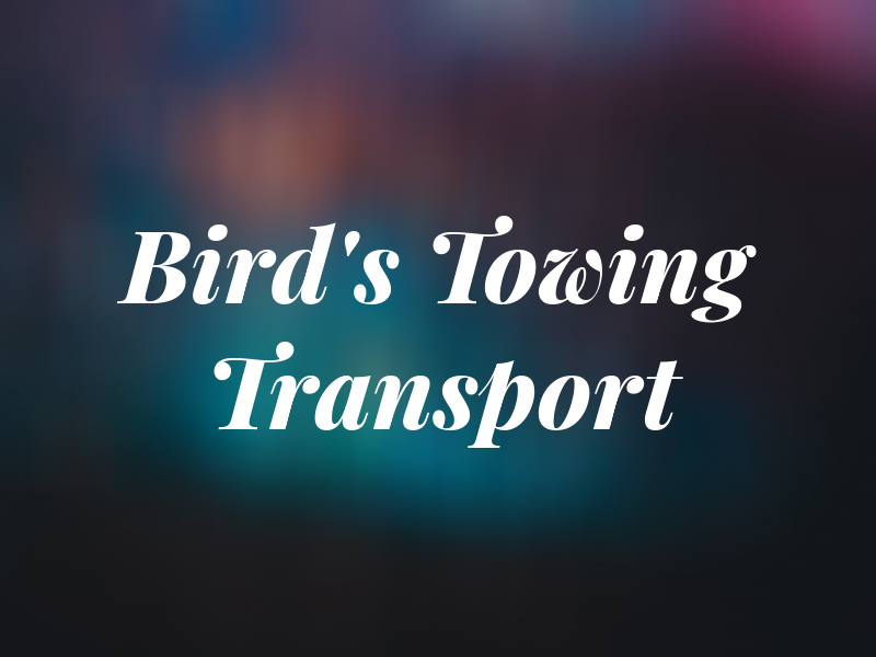 Bird's Eye Towing & Transport