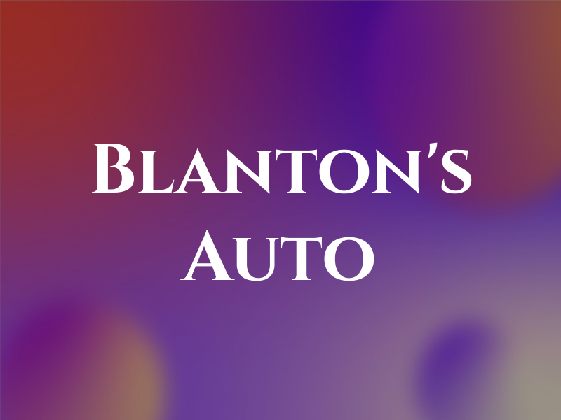 Blanton's Auto