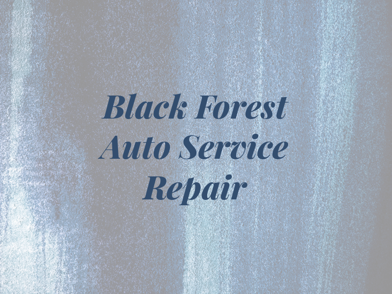 Black Forest Auto Service & Repair