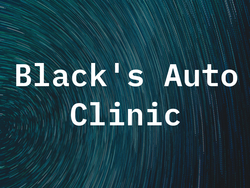 Black's Auto Clinic