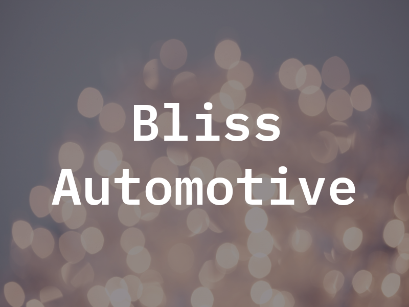 Bliss Automotive
