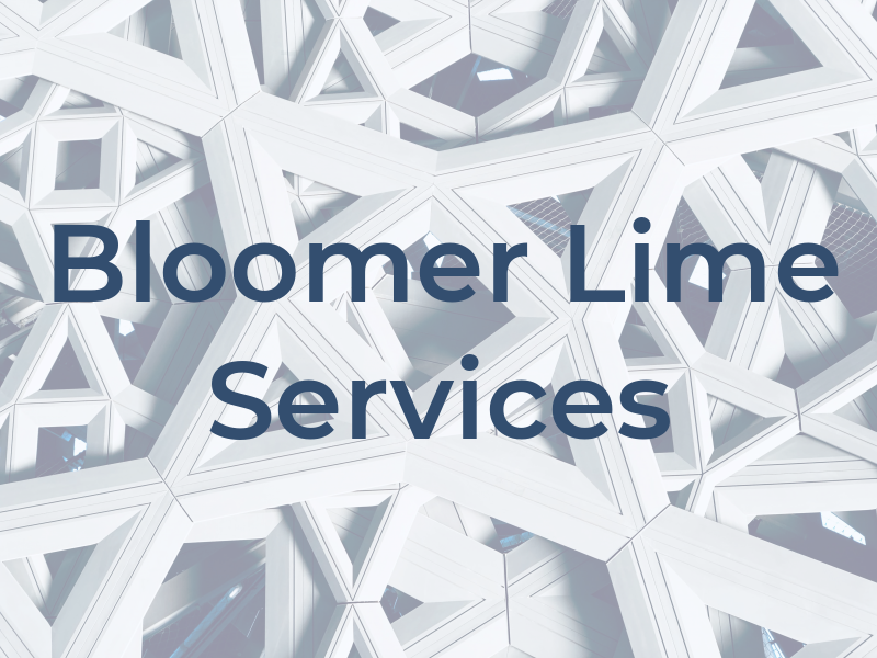 Bloomer AG Lime Services