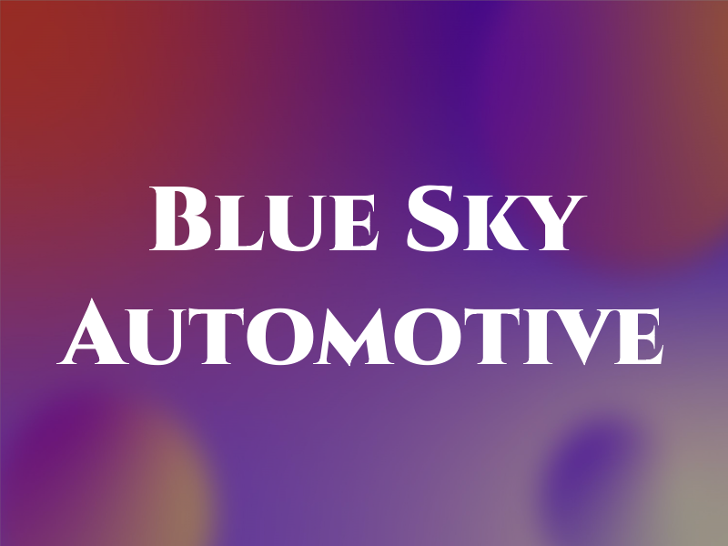 Blue Sky Automotive