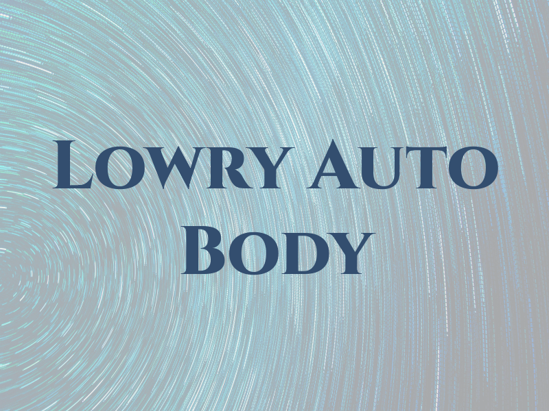 Bob Lowry & Son Auto Body