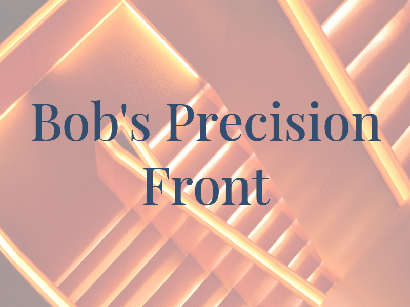 Bob's Precision Front End