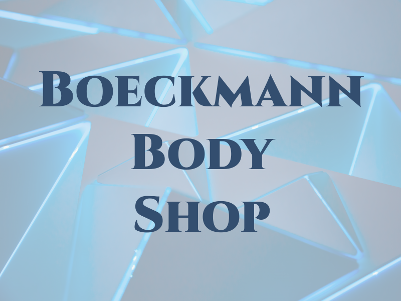 Boeckmann Body Shop