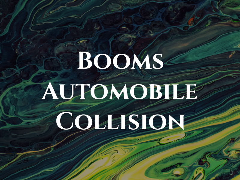 Booms Automobile Collision