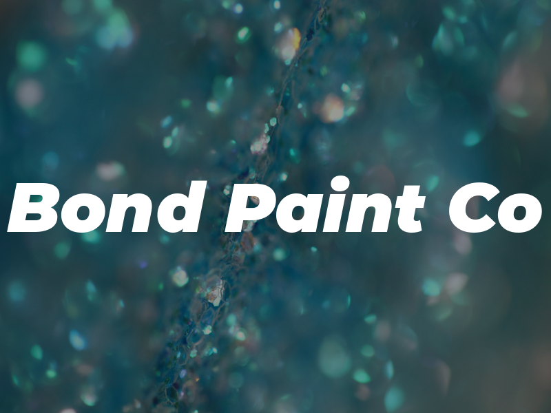 Bond Paint Co