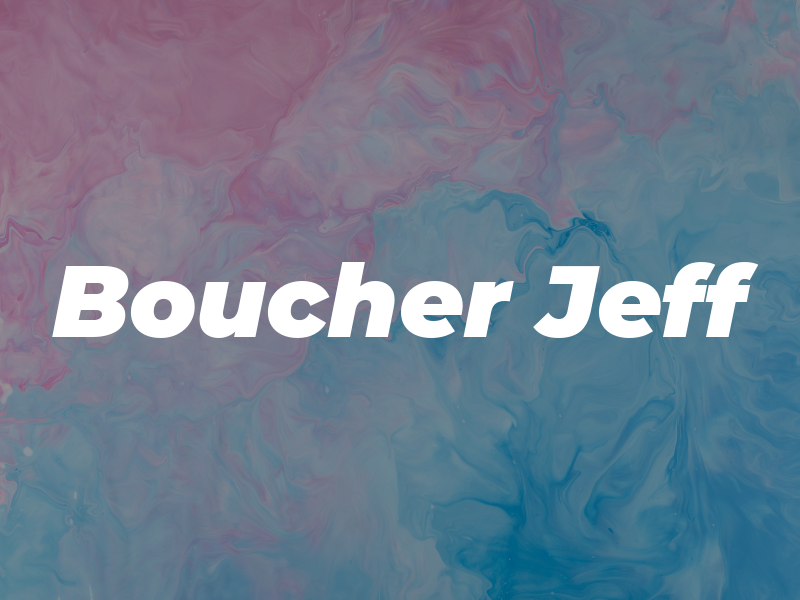 Boucher Jeff