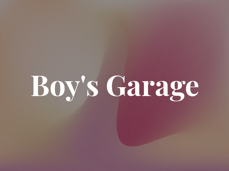Boy's Garage