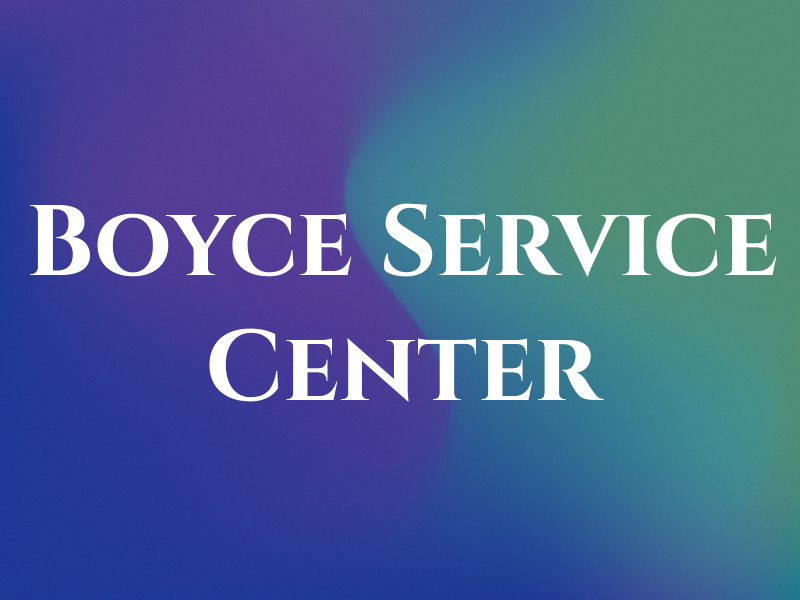 Boyce Service Center LLC