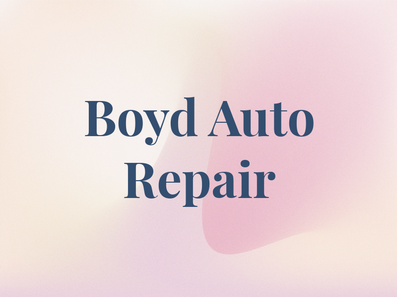 Boyd A-1 Auto Repair