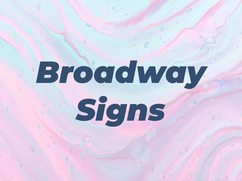 Broadway Signs