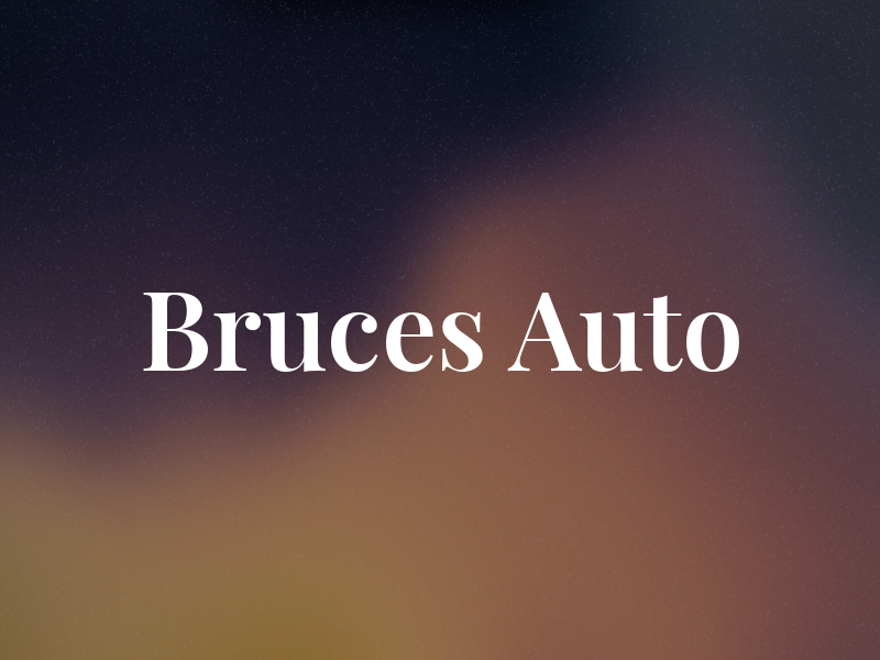 Bruces Auto