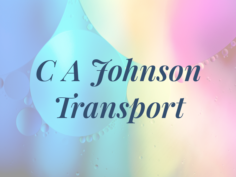 C A Johnson Transport