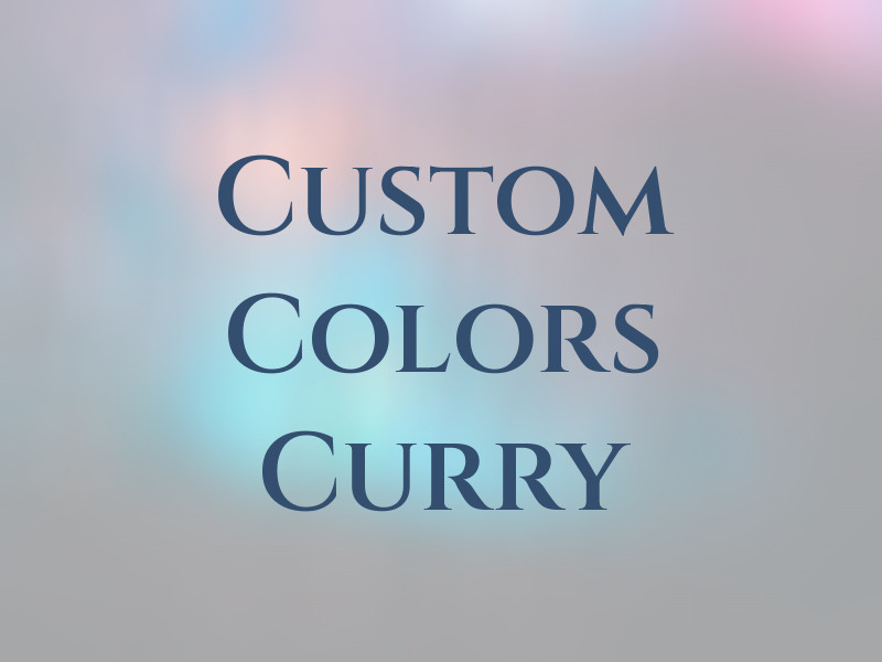 Custom Colors By Curry