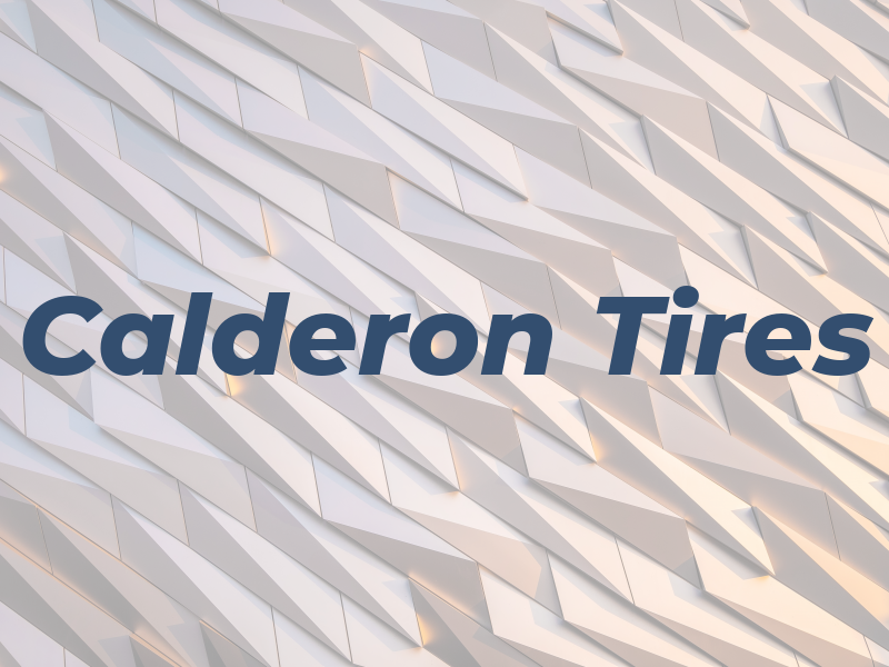 Calderon Tires