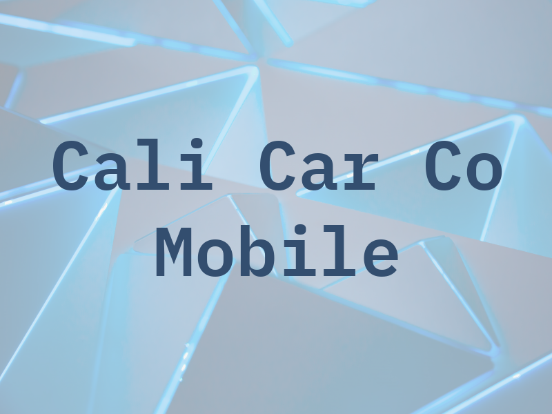 Cali Car Co Mobile