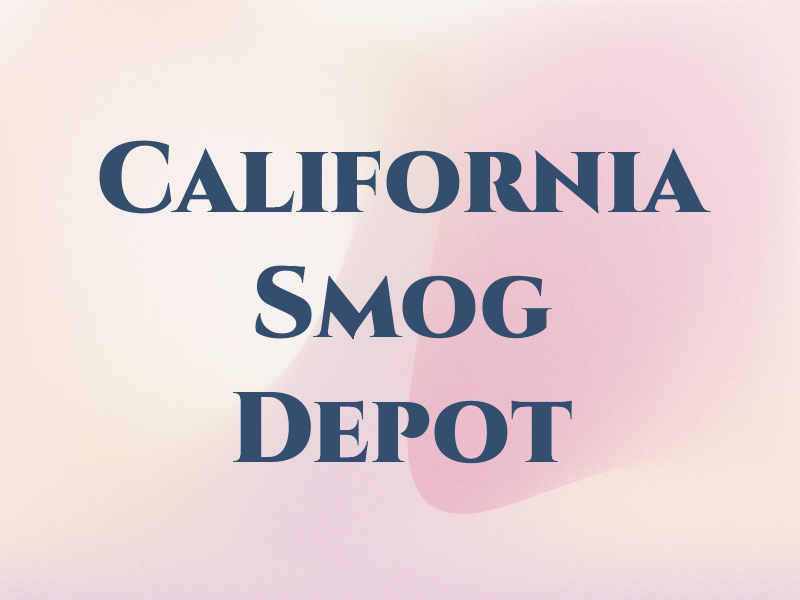 California Smog Depot
